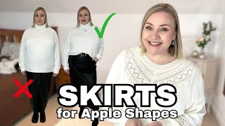 Do's & Don'ts of SKIRTS for APPLE SHAPED BODIES | plus size outfit inspiration