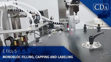 E fill S - Monobloc Filling, Capping and Labeling machine - CDA USA