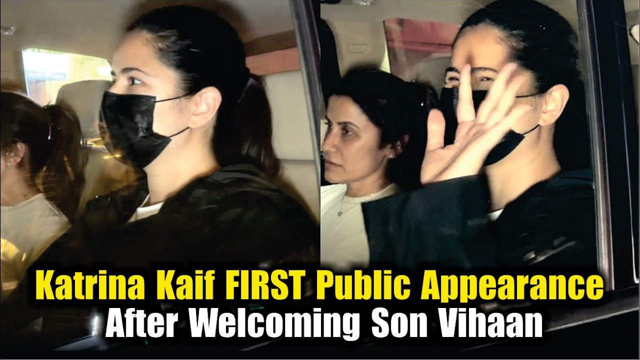 Katrina Kaif FIRST Public Appearance In Mumbai After Welcoming Son Vihaan | Katrina Kaif Viral Video