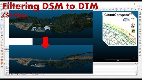 Filtering Data PointCloud menggunakan CSF Filter pada CloudCompare
