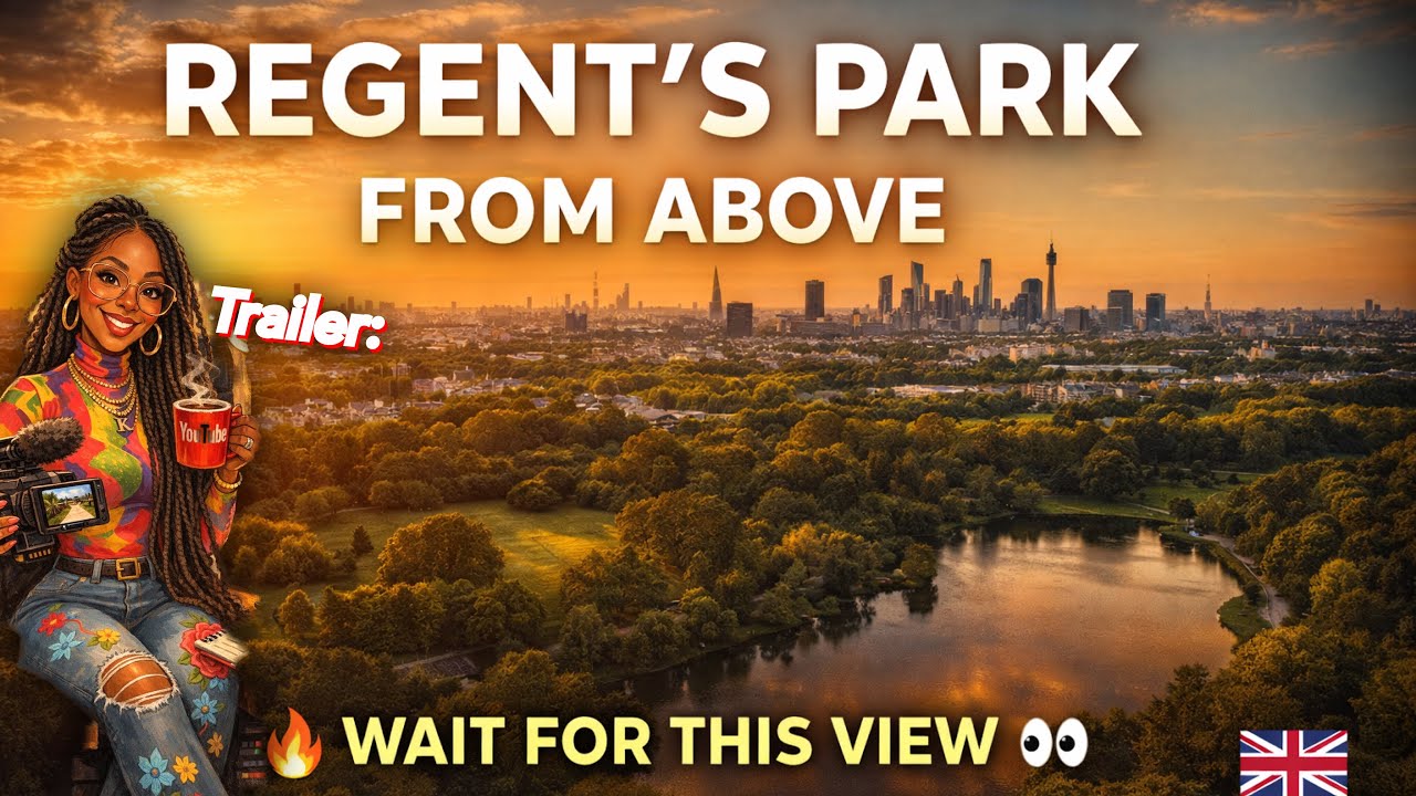 🔥 WAIT FOR THIS VIEW🔥 Regent’s Park from Above!