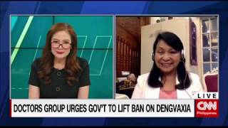 Doctors Group Urges Government To Lift Ban On Dengvaxia