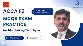 F5 MCQs Exam Practice – Decision Making Techniques (CVP Analysis) | ACCA Performance Management (PM)