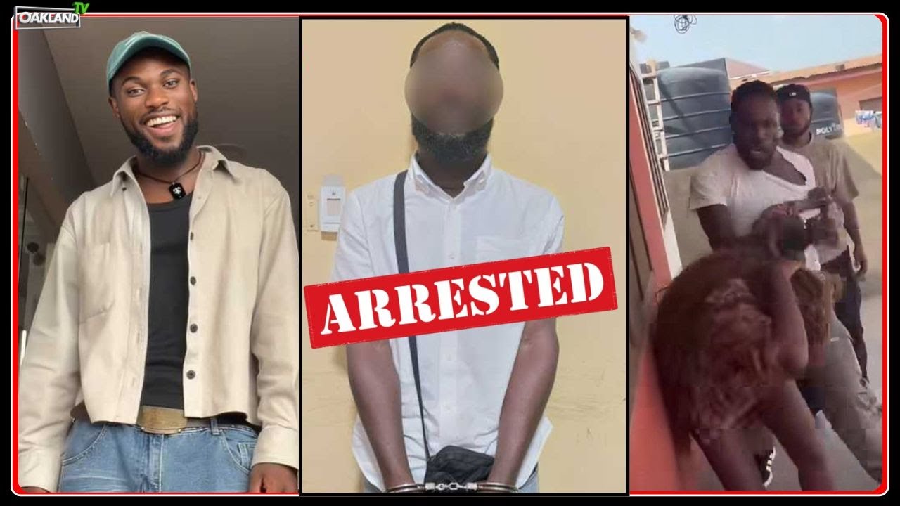 Police Arrest Popular Tiktoker Ekow Black after  Viral Assault on Lady.