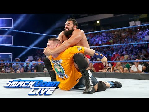 Rusev blindsides John Cena ahead of their Flag Match: SmackDown LIVE, July 18, 2017