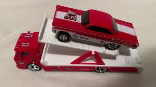 Hot Wheels 1965 Mercury Comet Cyclone & Ford C-800 (2021 Car Culture Team Transport | Comet Racing)