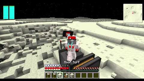Minecraft Spaceship to moon tekkit