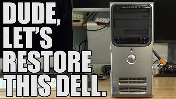 Restoring an old Dell Dimension E510 Windows XP Machine