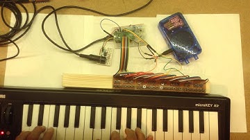 Raspberry Pi Pico PIO Poly Tone MIDI Keyboard