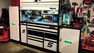 84 Epic Snap-On Toolbox With Custom Made Backlit 10 Snap-On Led Acrylic Wifi Controlled Emblems