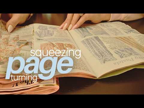 Thin Pages! - Crinkles or Not - Page Turning with Squeezing - No Talking