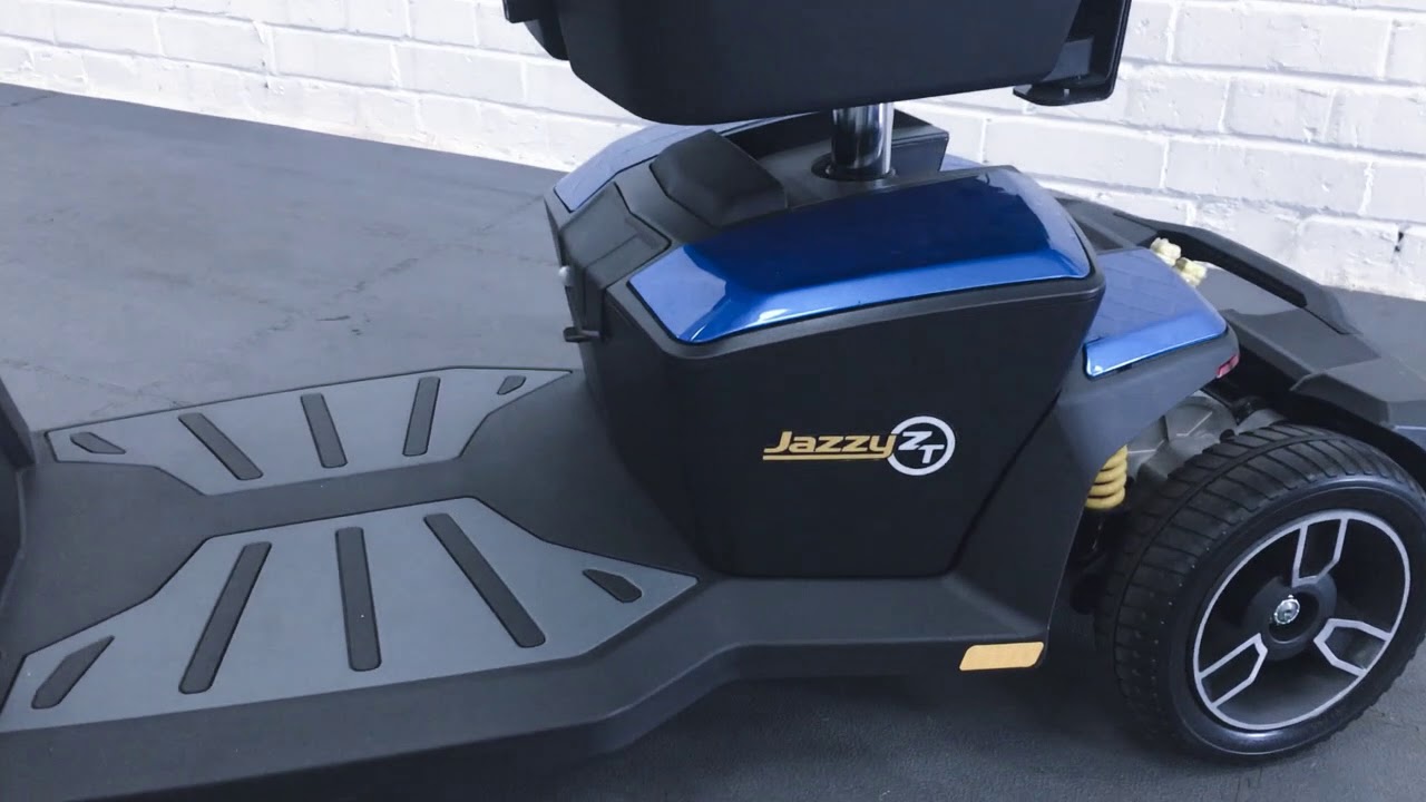 Jazzy ZT Zero Turn Mobility Scooter overview review Pride mobility UK YouTube