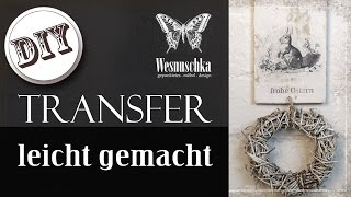 Diy Transfer Methode Ohne Spezielles Zubehor How To Youtube