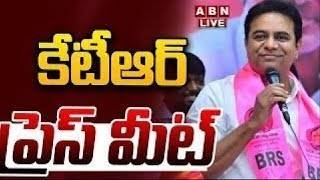 🔴LIVE : EX-Minister KTR Press Meet | ABN Telugu