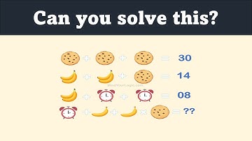Cookie Banana and Clock Puzzle ||  MYL  Math equation puzzle ||