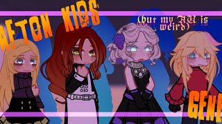 Afton kids genes But my AU is weird