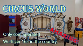 Only coin operated Wurlitzer 165 in the country - Circus World in Baraboo