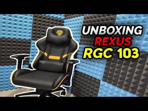  UNBOXING KURSI GAMING  REXUS RGC 103 XFAAGNAZ YouTube