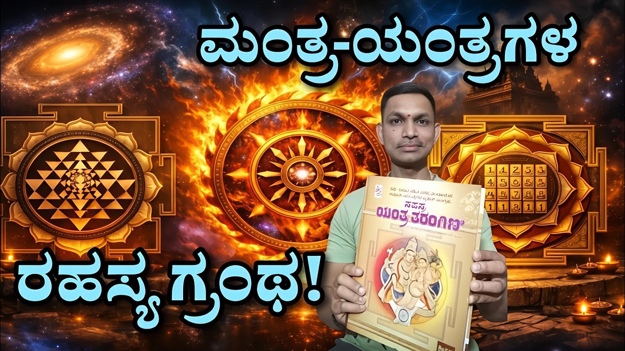 ಯಂತ್ರ-ಮಂತ್ರ-ತಂತ್ರಗಳ ರಹಸ್ಯ ಗ್ರಂಥ | ಯಂತ್ರಗಳನ್ನ ಬಳಸುವ ವಿಧಾನ! ಸಹಸ್ರ ಯಂತ್ರ ತರಂಗಿಣಿ ಪುಸ್ತಕ ವಿಮರ್ಶೆ! 