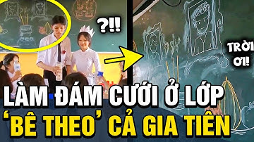 Tổ chức đám cưới ngay trong lớp học, bê hẳn BÀN GIA TIÊN lên bục giảng để bái lạy tổ đường | TÁM TV