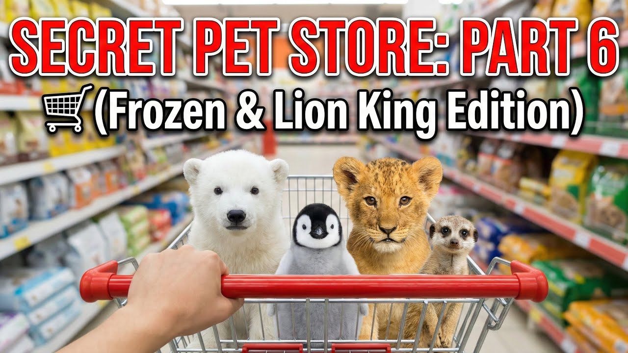 The VIRAL Secret Pet Store: PART 6 🛒😱 (Frozen & Lion King) Compilation