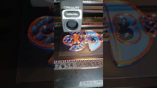 Full Creality K1 Multicolor Logo 3D Print Using My Visual Printing Layer Number Indicator Gauge Tool Guide