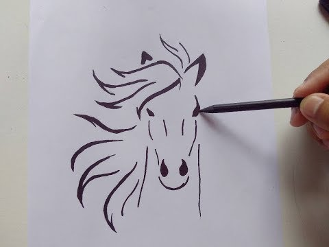 COMO DESENHAR UM CAVALO !!! 