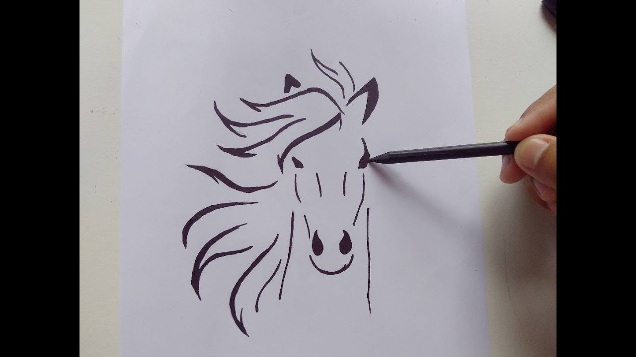 COMO DESENHAR UM CAVALO 