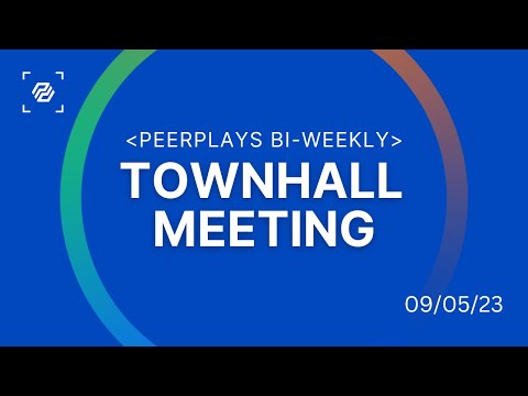 Peerplays Bi-Weekly Townhall Meeting September 5, 2023 - video from Peerplays