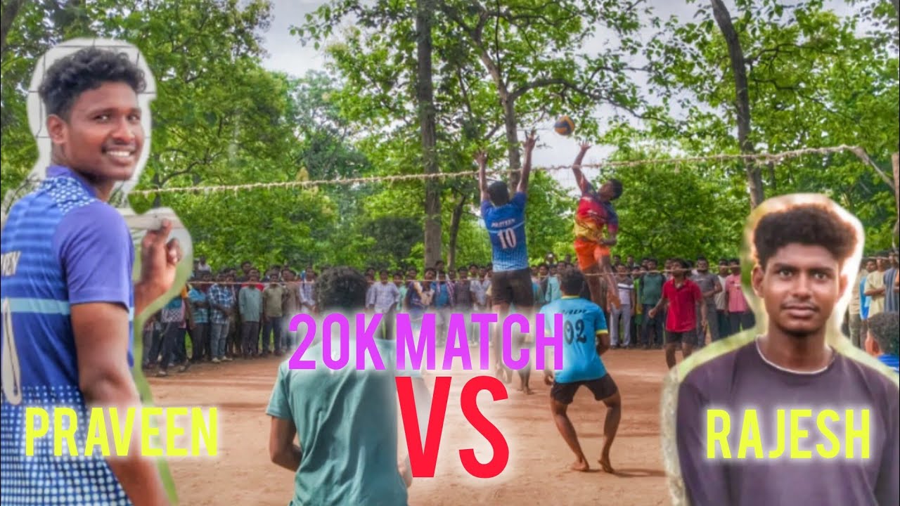 PRAVEEN 🆚 RAJESH BET MATCH 🔥 SINGLE OFFENSE 🏐💥