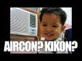 Kikon o aircon  funny conversation with 2year old kid