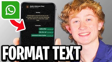 How To Format Text On WhatsApp (Bold/Strikethrough/Italic/Custom Font) - Full Guide