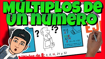 🔴 MÚLTIPLOS de un NÚMERO para NIÑOS