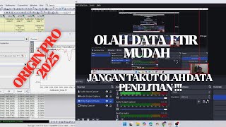 Cara Mengolah Data FTIR Menggunakan OriginPro 2025 | Step-by-Step Pemula sampai Mahir! 🔬✨