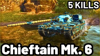 Chieftain Mk. 6 | 7.2K DAMAGE | 5 KILLS | WOT Blitz Pro Replays