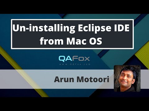 Uninstall Eclipse IDE or any Application from Mac OS