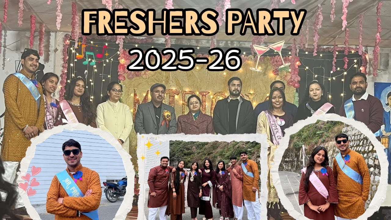 Fresher Party 2025-26 Batch || Govt. Nursing College Pauri #nursingstudent #collegelife #like ❤️🙏