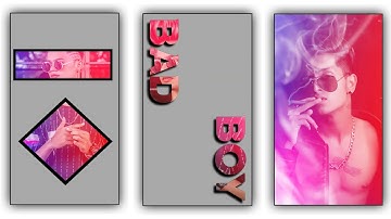 How to make attitude status in kinemaster | kinemaster video editing whatsapp status