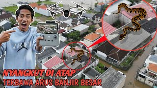 IT'S A FLOOD HERE!! UL4R CLIMBED ONTO THE ROOF OF A RESIDENT'S HOUSE, Caught By A DRONE, IS THIS ...