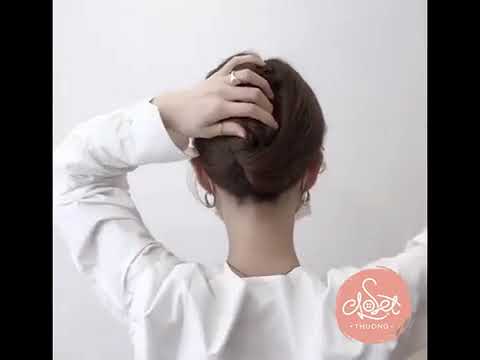 Video Kẹp tóc càng cua nhựa trong cỡ lớn phong cách Hàn Quốc... - youtube