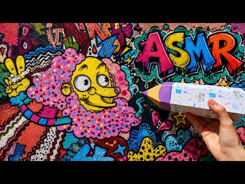 Graffiti Tracing ASMR 🎨✨ Just Because It’s So Satisfying! ✏️