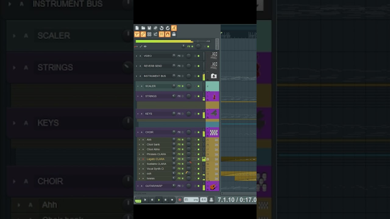 Anime Inspired CHOIR orchestral Music in Reaper