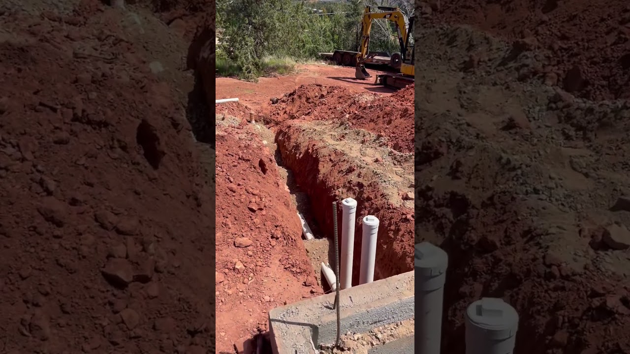 A backwater valve is used to prevent outbound water "back flowing” into home