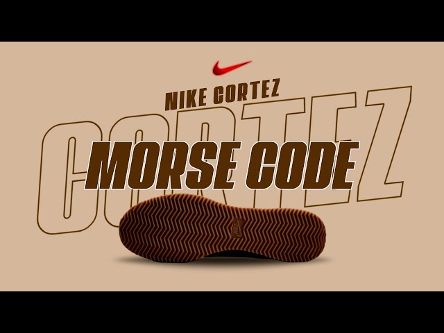 Secret Code Vibes! Nike Cortez MORSE CODE 2025 is WILD! - YouTube