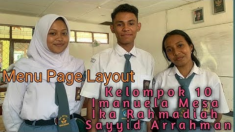 Menu Page Layout - Microsoft Word