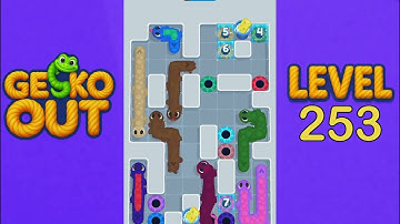 Gecko Out Level 253 Solution | Step by Step Walkthrough