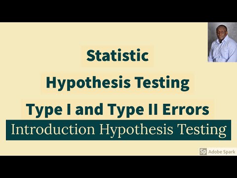 Introduction to Hypothesis Testing, type I and type II errors, level of significance - Statistics