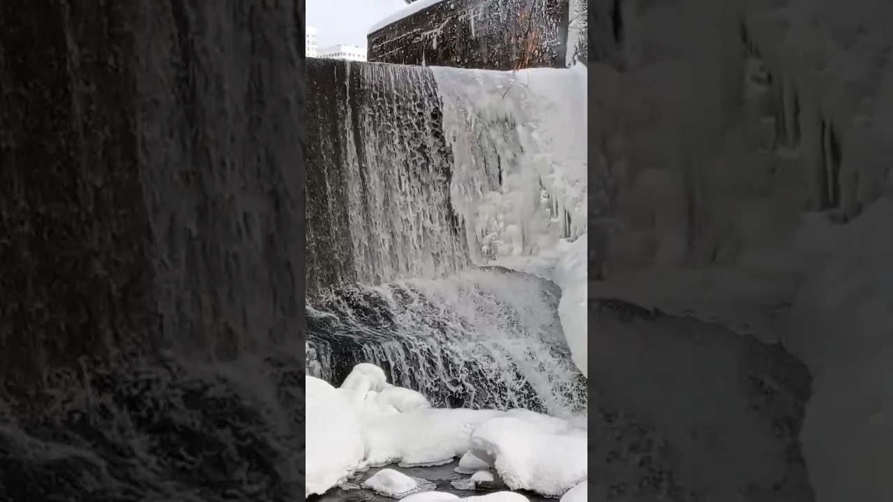 Ледяной водопад. Ice  waterfall. 