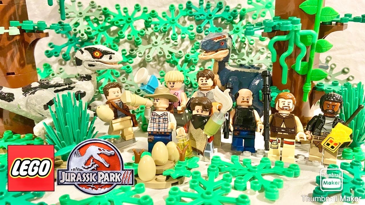 Lego Jurassic Park 3 Custom Minifigure Showcase! - YouTube