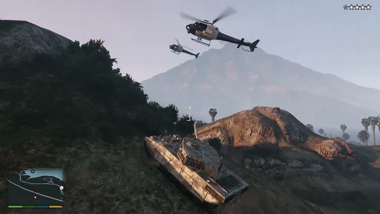 Driving a tank for 10 Minutes (GTAV)